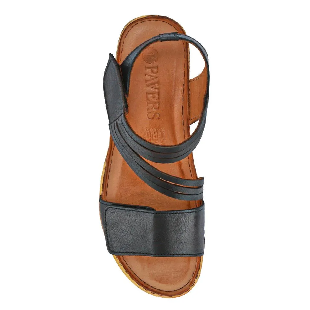 Touch-Fasten Leather Sandals - KARY39029 / 325 513