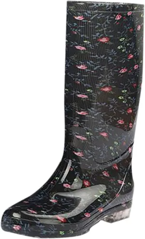 Women's Tall Rain Boots Garden Boots Waterproof Work Garden Rubber Anti Slipping Comfort Outdoor Soft Fishing Shoes