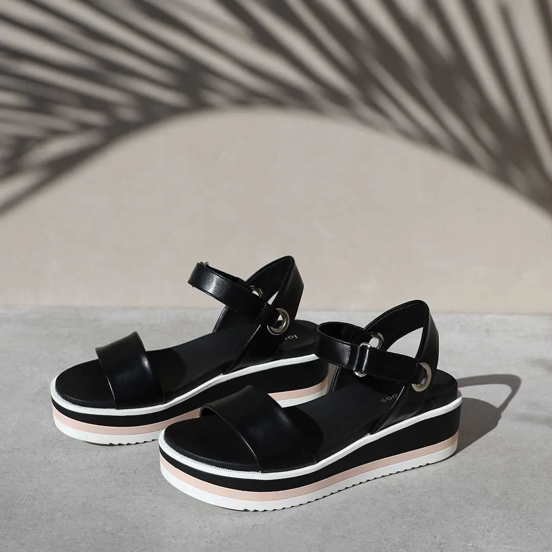 ZITA PLATFORM WEDGE SANDALS